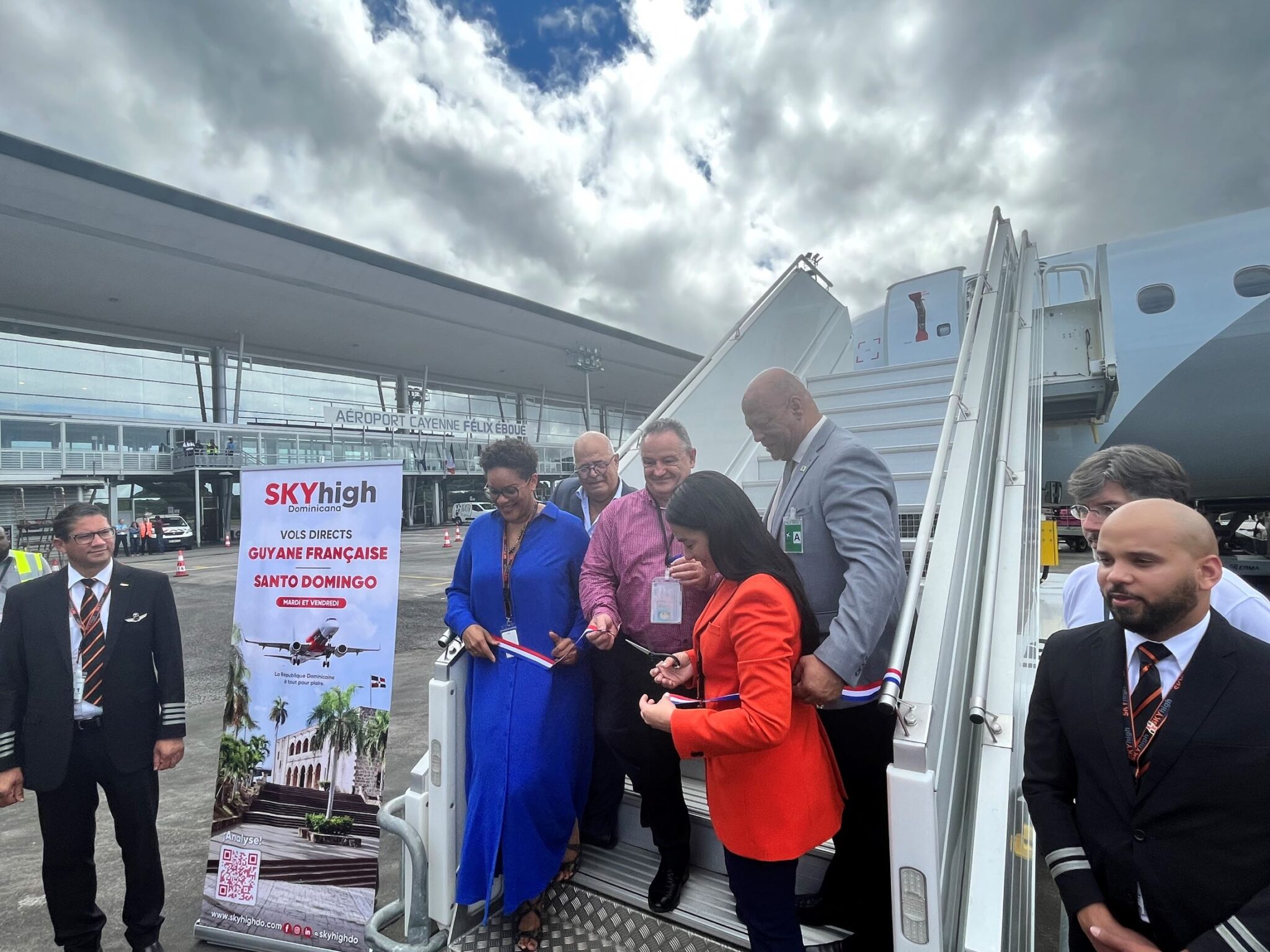 Nouvelle liaison aérienne entre Cayenne et SaintDomingue CCI Aéroport